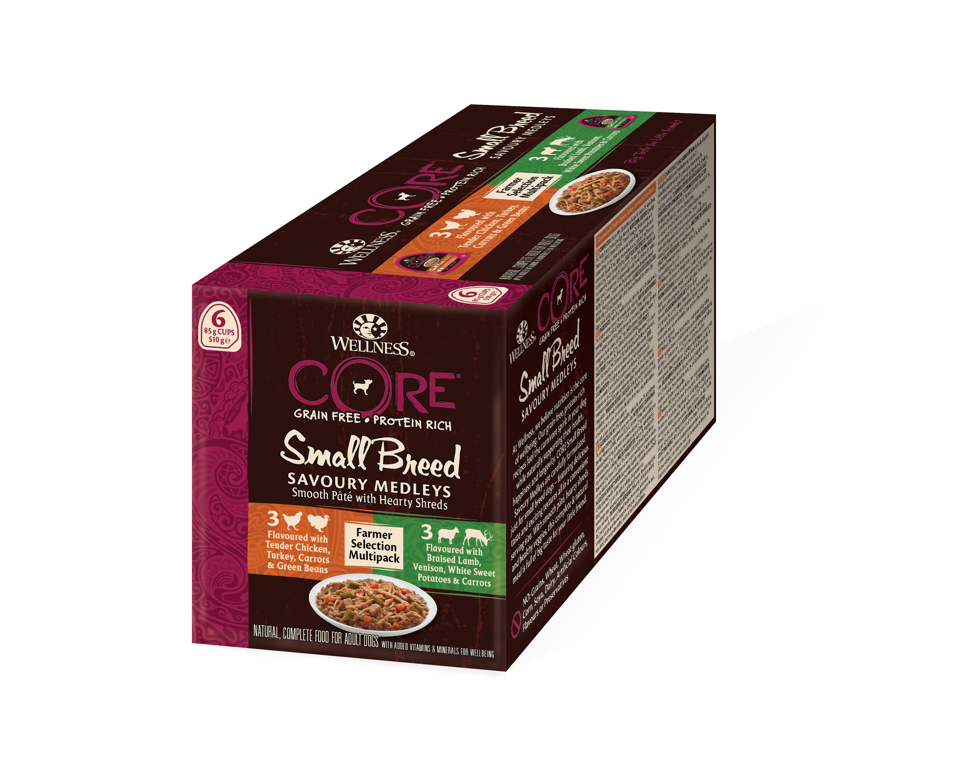 Wellness CORE Savoury Medley Small Farmer Selection 6-pack 4x 6x 85gr ...