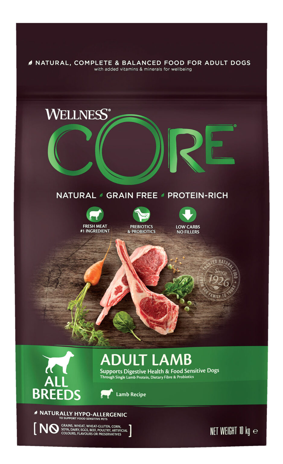 Wellness CORE Dry Dog Adult Lamb 10 kg Wellness Core